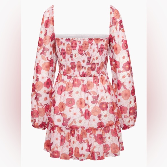 Aritzia Wilfred Floral Tempest Mini Dress - Picture 8 of 9